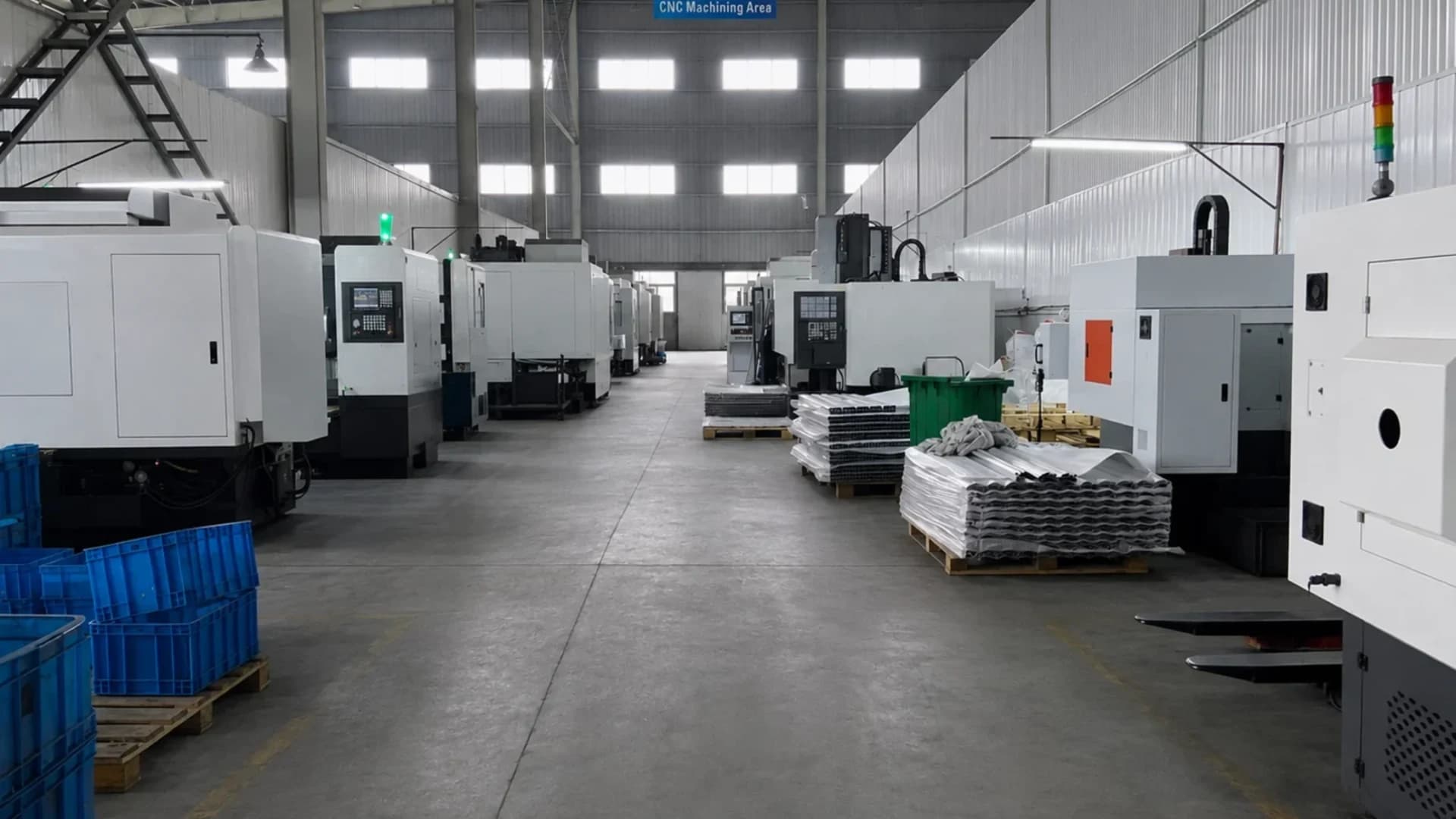 CNC machining hall